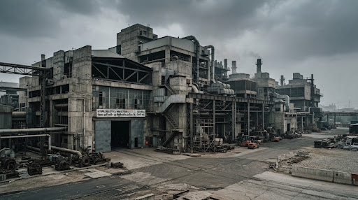 Exterior of Xdoah Engineering manufacturing plant facility at Shalapur Khera, South West Delhi